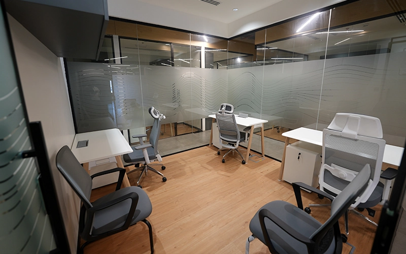 Modern private office workspace in Dubai