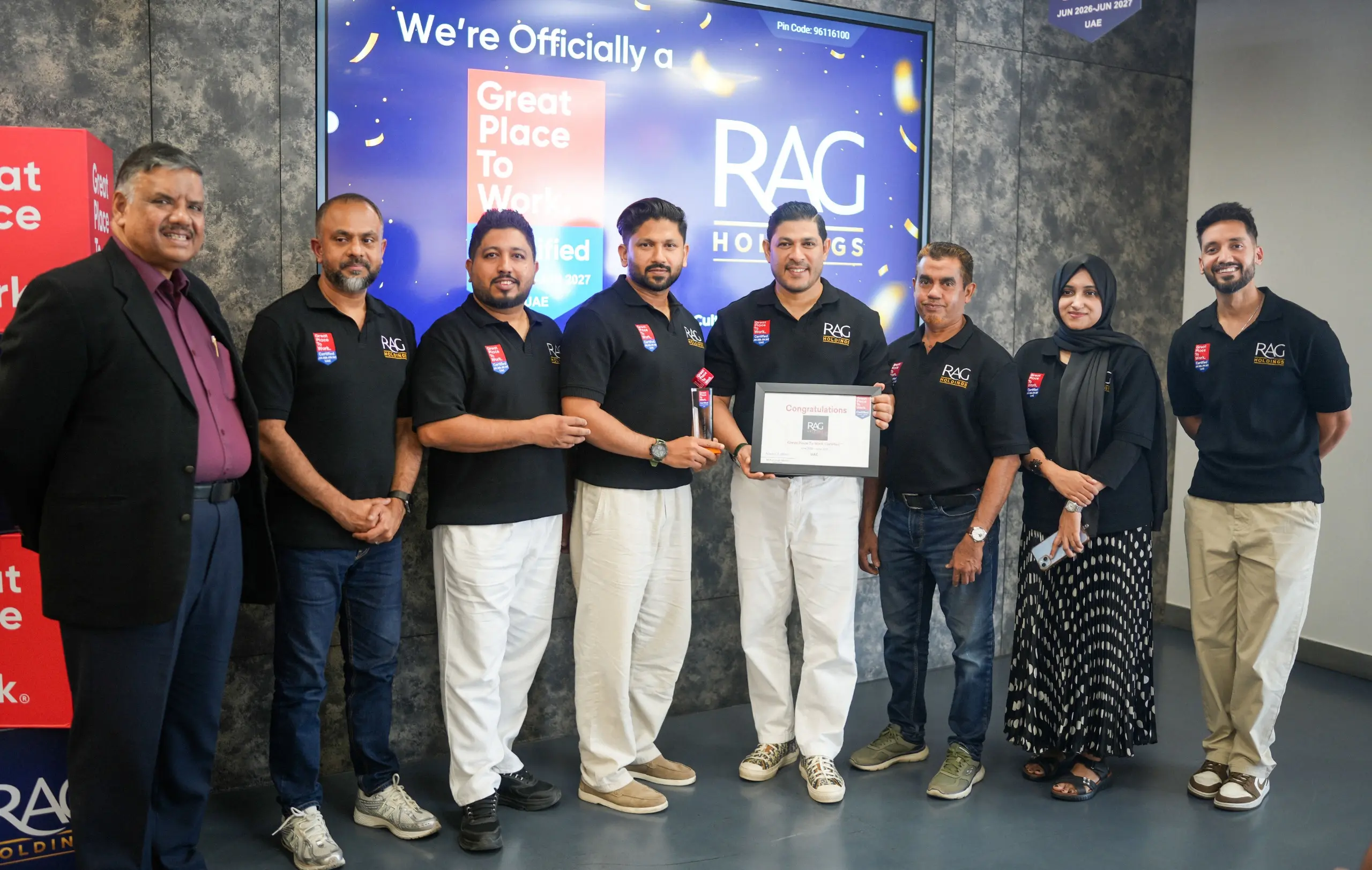 Great Place to Work® RAG Holdings showcases an employee-focused culture that supports growth, collaboration, and workplace excellence.