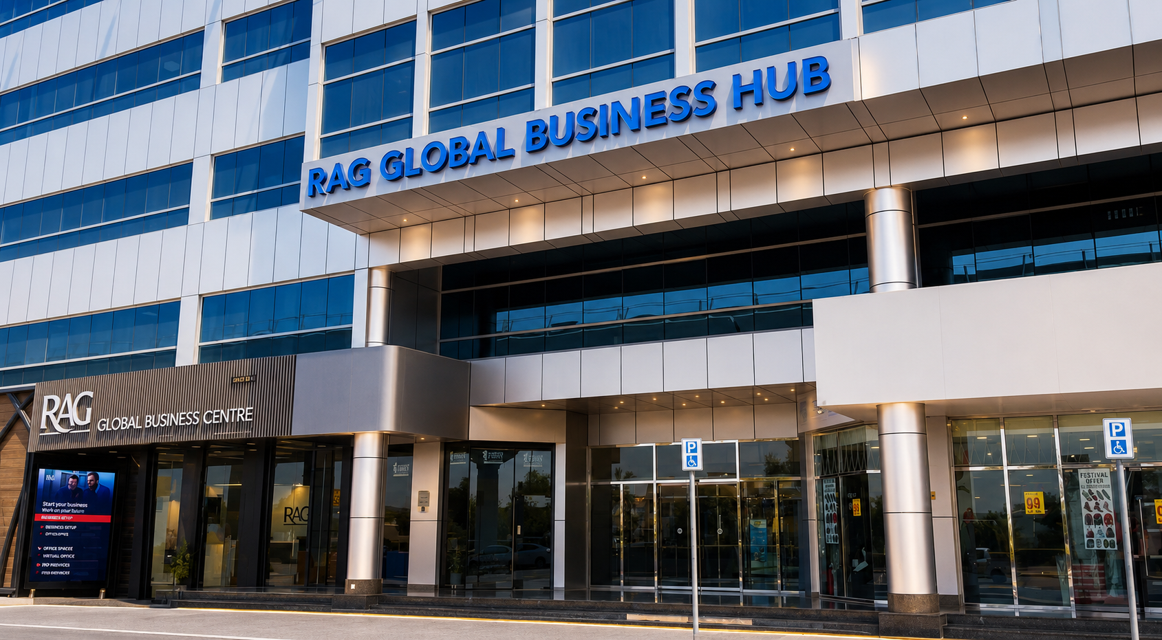 RAG Global Business Hub professional office and workspace in Al Qusais, Dubai